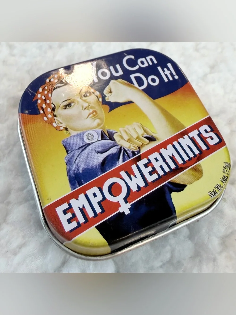 THE UNEMPLOYED PHILOSOPHERS GUILD • “Empowermints” Rosie the Riveter Mini Tin